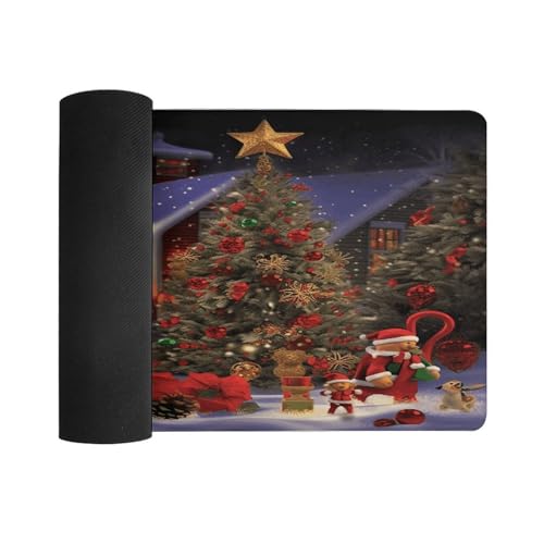 Christmas Cheer Desk Pad con base de goma, grande miniatura 3