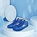 Kids Boys Boxing Shoes Lace-up High Top Training Wrestling Shoes for Boys Competition Training (Blue, 1.5 Big Kids)