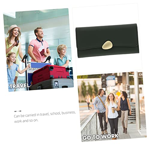 1Pc Ladies PU Wallet Long Money Bag with Zipper for Cards Cash and Coin Storage Compact Multi Compartment Design for Travel Shopping Daily Use4