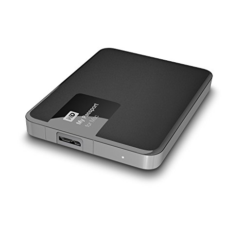 WD My Passport for Mac WDBJBS0010BSL Disque dur chiffré externe portable USB 3.0 AES 256 bits / - vue 3