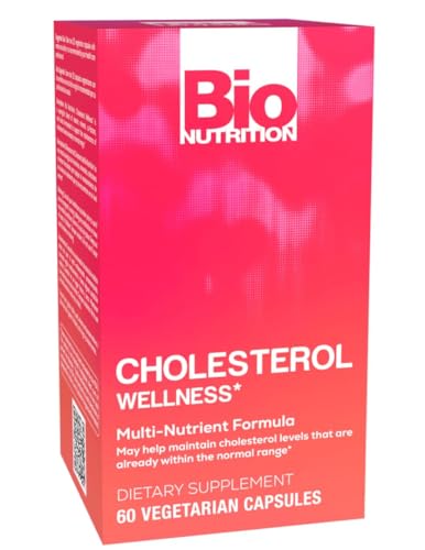 Bio Nutrition Chlolesterol Wellness 60 Vegetarian Capsules | Natural Formula