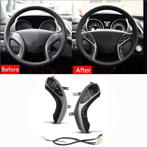 Bouton de volant multifonction Bluetooth regulateur vitesse Elantra 2012 - 7
