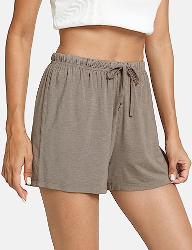 Image of GYS Women's Bamboo Viscose Cooling High Waisted Pajama Shorts