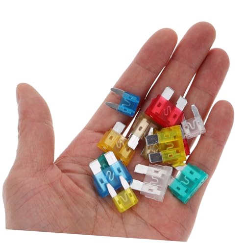 Kit de 220 fusibles para automóvil PRETYZOOM, fusibles mini de aluminio y plástico, para reemplazo automotriz miniatura 4