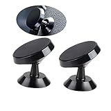 Generic 2個セット 360度回転式磁気携帯電話カーマウント – 平面設置対応 ダッシュボード用 スマートフォンホルダー