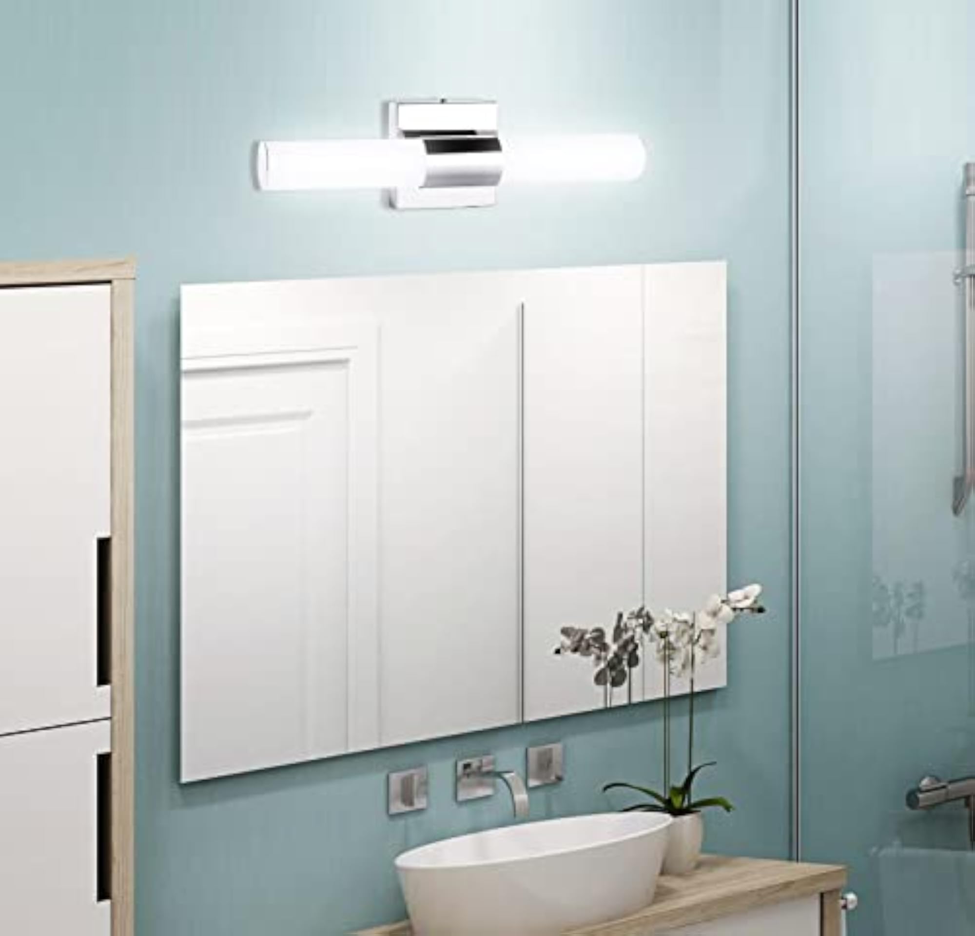 LED Bathroom Vanity Light, 8W 6000K Cool White