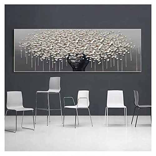 Lienzo de árbol de plata abstracto para la decoración moderna de tu sala de estar 3