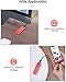 immagine 4ORICO Enclosure SSD M.2 NVME, Adattatore da PCIe a USB C, Case Esterno per Disco Rigido USB 3.1 Gen2(10Gbps) in Alluminio per SSD PCIe M Key e M+B-Key Tutte le Dimensioni, Sonno Intelligente (Rosso)