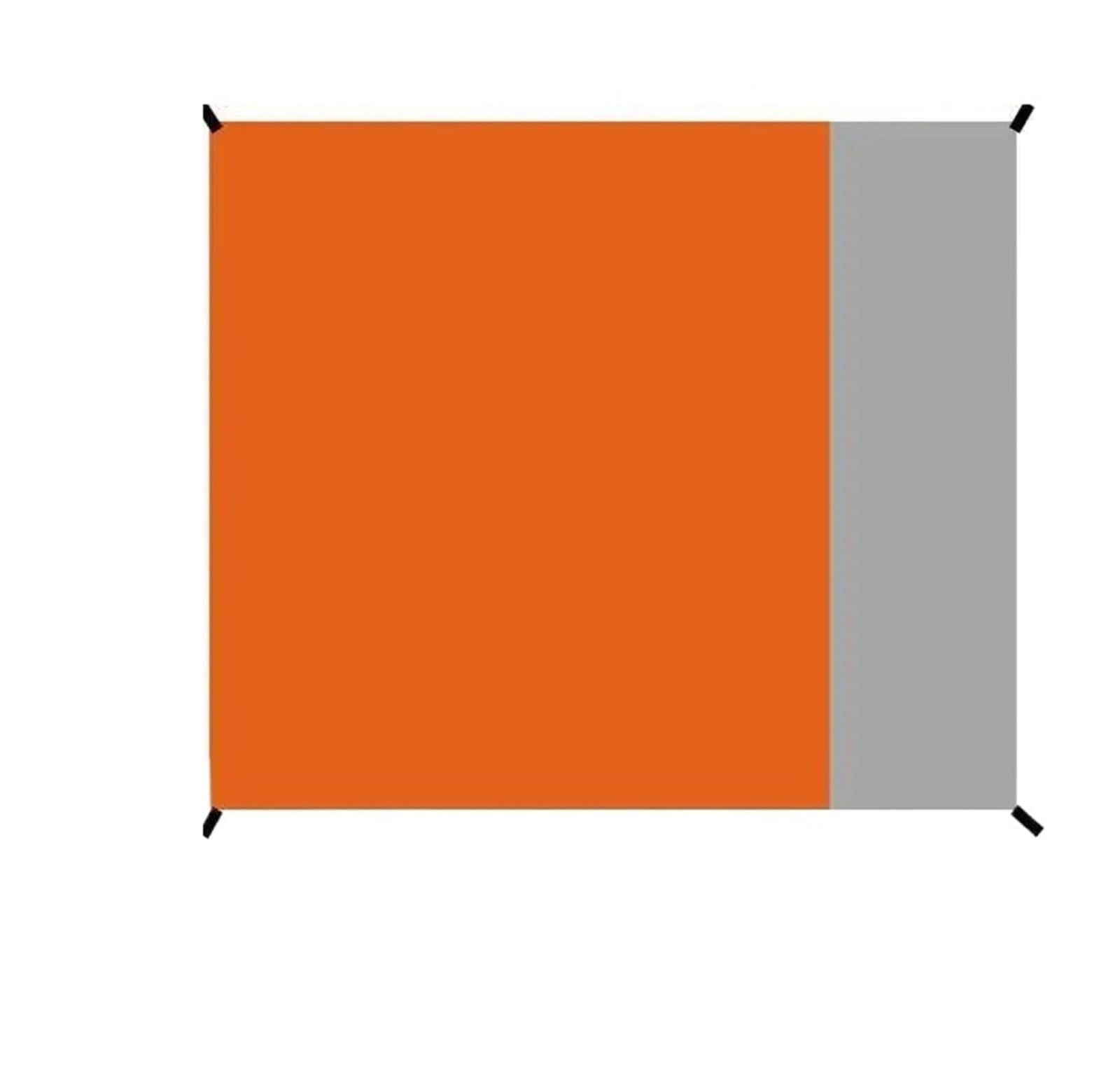 Generico Tappetino da spiaggia impermeabile Coperta senza sabbia campeggio all'aperto Tenda picnic Copertura pieghevole Biancheria letto Tasca 200x210 cm(Orange)