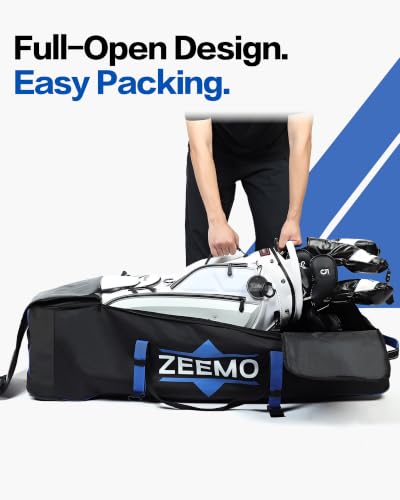 ZEEMO Full-Open Golf Travel Bag