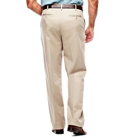 IZOD Men's Big and Tall Flat Front Extended Twill Pant2