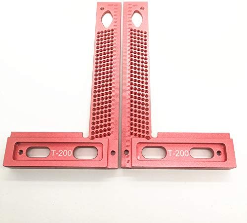 SagaSave 90 Degree Positioning Squares Right Angle Clamps Aluminum Alloy Woodworking Carpenter Corner Clamping Square Tool for Picture Frame Box Cabinets Drawers