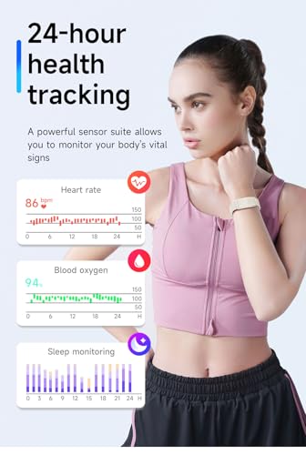 Image of Fitness Band Pro with 50-Day Battery, Heart Rate, SpO2 & Sleep Tracker (Black)