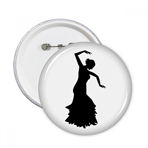 Pins danse folklorique ronde XXL pour personnaliser vos vestes et sacs