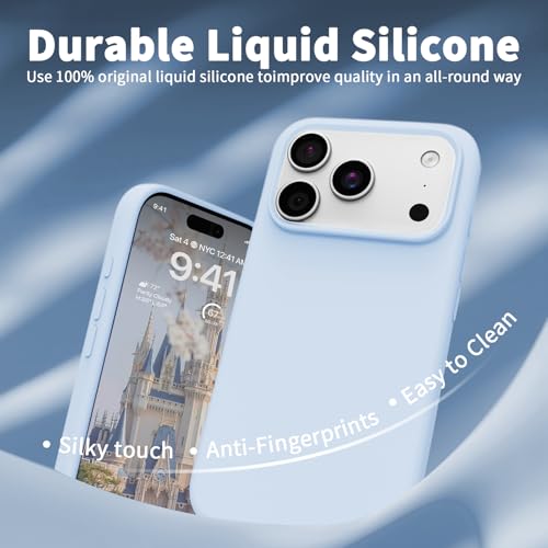 Coque iPhone 17 Pro silicone liquide finition premium douce - 2