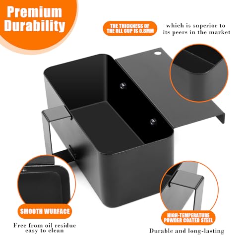 Image of Uniflasy Grease Catcher Kit for Blackstone 17 inch-36 inch Griddles, 20 Liners