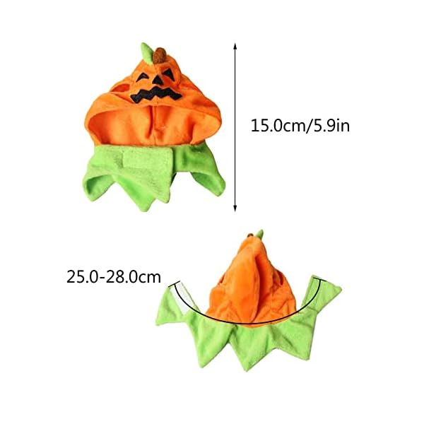 Orgrimmar halloween pumpkin cat hat cat cosplay costume cap kitty cat collar costume - image 6