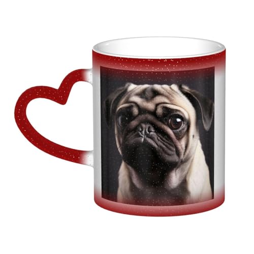 Taza sensible al calor que cambia de color, taza d...