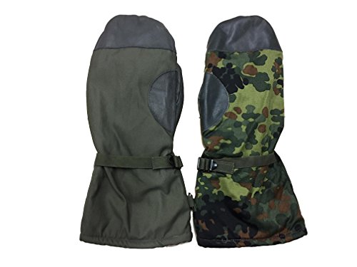 Preisvergleich Produktbild Militärhandschuhe aus GoreTex, gefüttert mit Kunstfell, Schneehandschuhe, Überhandschuhe Gr. Medium, grau