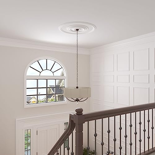 Ekena Millwork CR41TR Traditional Ceiling Ring (1/4 of complete circle), 41 3/4"OD x 35 1/4"ID x 3 1/4"W x 3/4"P by Ekena Millwork - Image 9