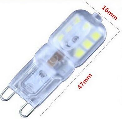 Best to Buy (6-PACK) NON-Dimmable G9 Base 14SMD2835 LED Light Bulb Lamp 3.5Watt 100-130V WARM White,3000K, Replacement to 35W halogen Bulb.