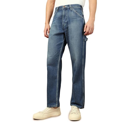 Image of Wrangler Men's Carpenter Loose Fit High-Rise Jeans