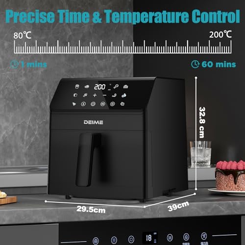 DEIME Air Fryer 6.5 QT 12-in-1
