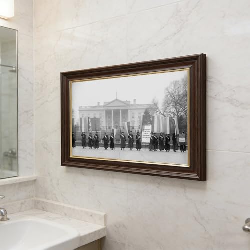 Tableau vintage pour mur vide impression toile protestation Maison Blanche