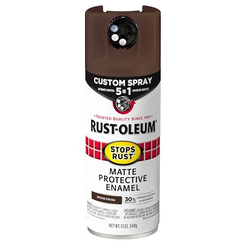 Rust-Oleum Stops Rust Custom 5-in-1 Spray Paint Matte Spiced Cocoa