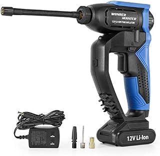 Cordless air Compressor Tire Inflator Rechargeable Cordless Operated Portable Hand Held Electric Power