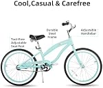 JOYSTAR 20" 24" 26" Beach Cruiser Vélo pour les filles, garçons, hommes et femmes, vélo de croisière pour enfants à vitesse unique avec freins sous-marins, couleurs multiples
