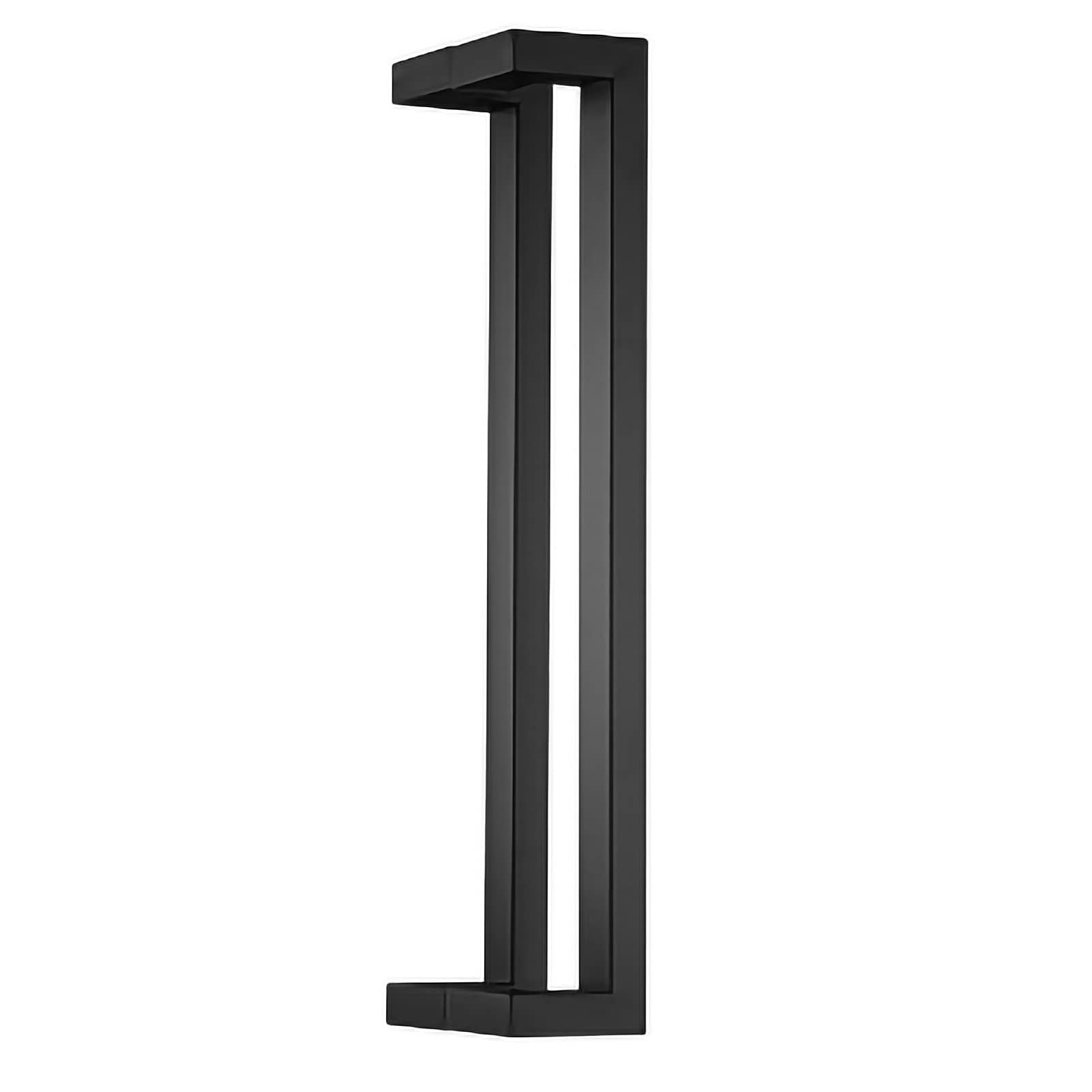 Poignée de porte robuste en inox pour sécuriser les accès en verre