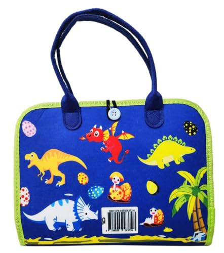 Livro sensorial montessoriano dinossauros: