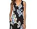 Kranda Summer Floral Dresses for Women Sleeveless V Neck Maxi Dress with Pockets
