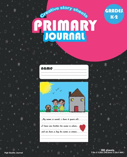 CREATIVE STORY SHEETS PRIMARY JOURNAL WITH PICTURE SPACE: Primary Journal Creative Story Tablet,...