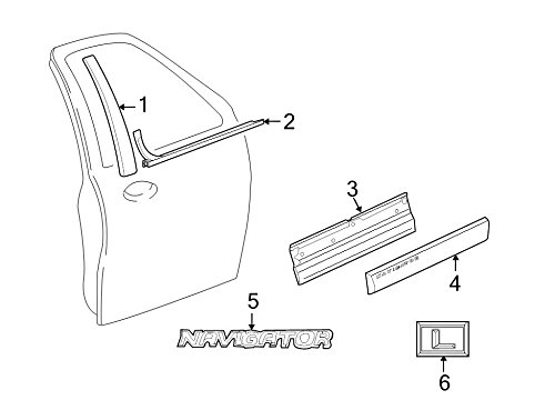 Ford Moulding - Door