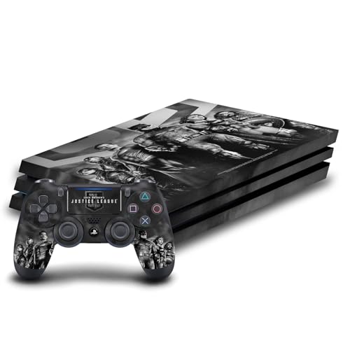Sticker PS4 Pro Justice League Autocollant de Protection Vinyle pour Manette et Console