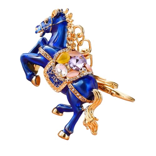 Multi Use 2026 Horse Charm Keyring Double Sided Pendant Keychain for Keys Purse Travel Gear Wear Resistant Multifunctional Holde