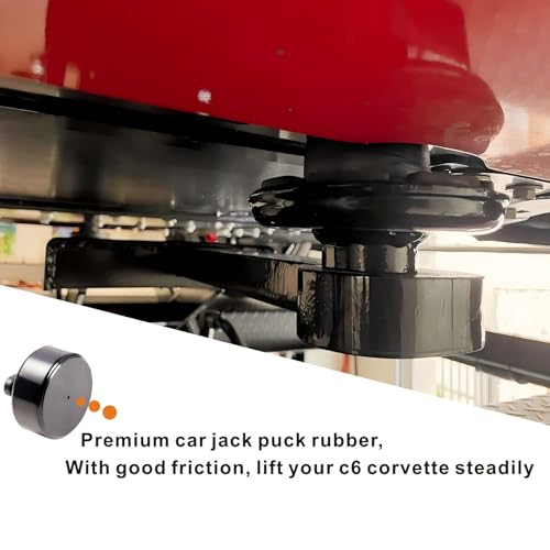 Image of 4pcs Jack Rubber pad Compatible c5 Corvette Lift Pucks c6 Jack Puck