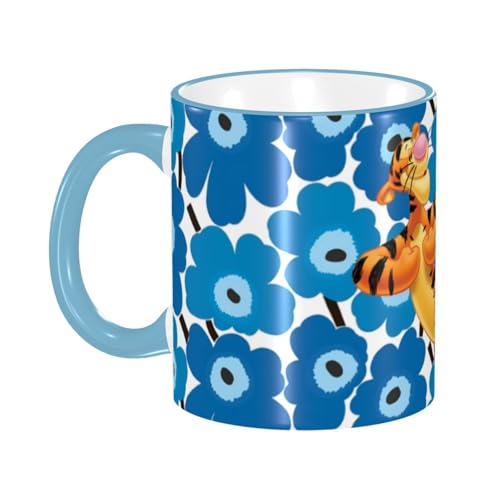 Asamike �}�O�J�b�v �R�[�q�[�}�O 330ml �l�C ���܂̃v�[���� �e�B�K�[ �}�O �R�[�q�[�J�b�v ���� �Z���~�b�N mug �J�b�v ��e�� �ϔM �ϗ� �d�q�����W�Ή� �R�b�v �a���� ��̓� ���̓� �F�l �v���[���g MGZ0370 ��