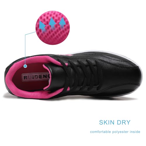Image of RUIDENG Platform Sneakers for Women Air Cushion | Walking Shoes Women Comfortable All Day | Thick Rocker Bottom