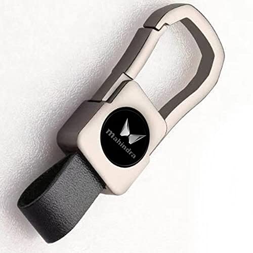 Image of Greenworld Scratch proof Fob Key Heavy Duty Keychain Compatible With New Mahin-dra Scorpio /bolero /xuv700 /xuv300 /3xo with new mahin-dra logo