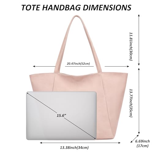 Image of TANTOMI Tote Purse for Women Large Shoulder Bag for Work Travel Purse and Handbags Weekender Bag with Zipper