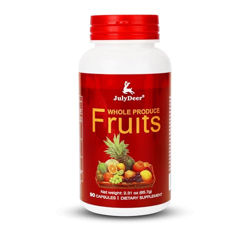 JulyDeer Fruit Supplement – 90 Total Vegetarian...