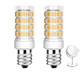 2-Pack 4W LED Bulb for Cosmetic Vanity Makeup Mirror with Single Double Sided Lighted Magnification 120V Mirror Replacement Bulbs 40W Equivalent Warm White 3000K