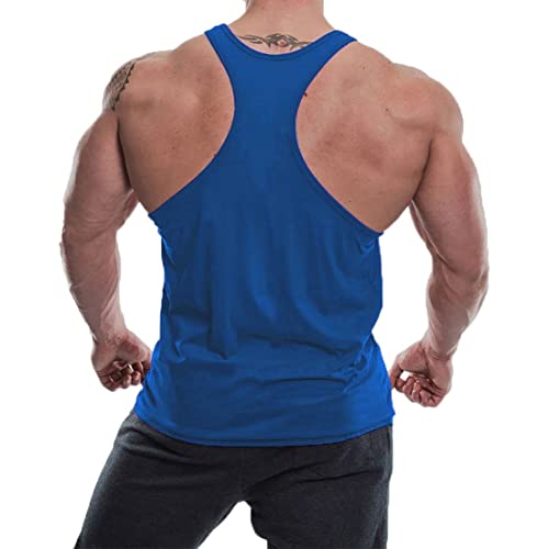 Image of THE BLAZZE 0051 Men's Tank Tops Muscle Gym Bodybuilding Vest Fitness Workout Train Stringers