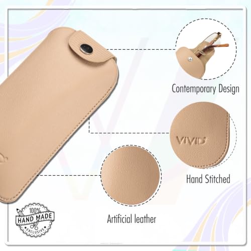 Image of Unisex Specs Self Button Eyewear Dabbi Artificial Leather Soft Case Cover