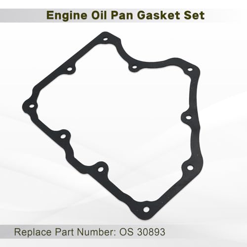 Image of Engine Oil Pan Gasket Set Compatible with Chevy /GMC /Cadillac 5.3 6.2 V8 2014-2018 Silverado Sierra 1500 2015-2020 Yokon Suburban Yokon XL Tahoe 2015-2020 Escalade Escalade ESV Replace#OS 30893