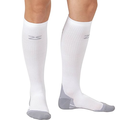 Image of Zensah Fresh Legs Compression Socks - Ideal for Runners, Nurses & Travel - Graduated Compression Stockings for Women and Men