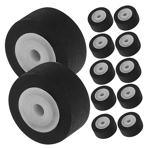 MOLUCKFU 12pcs Pinch Roller for Recorders Bearing Rollers for Video and Audio Tape Machines Practical Replacement Parts for Cassette Tape Repair and Maintenance